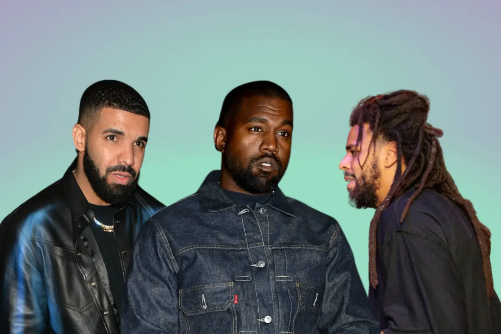 Kanye West Claims He’s Team Drake While Tearing Into J. Cole