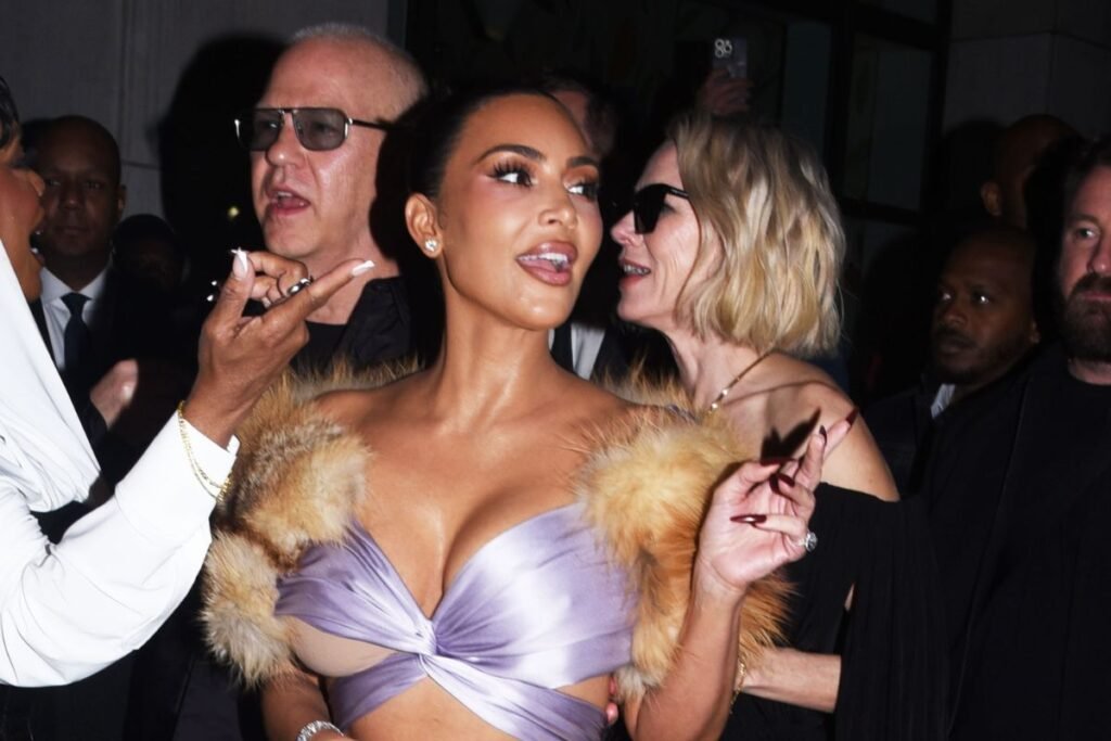 Good Lord: Kim Kardashian Stuns In Pink Sheer Dress At Christ The Redeemer